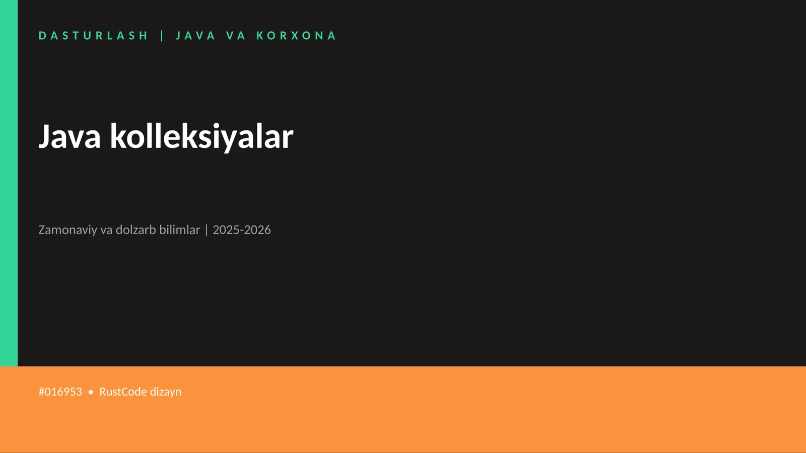 Java kolleksiyalar 1