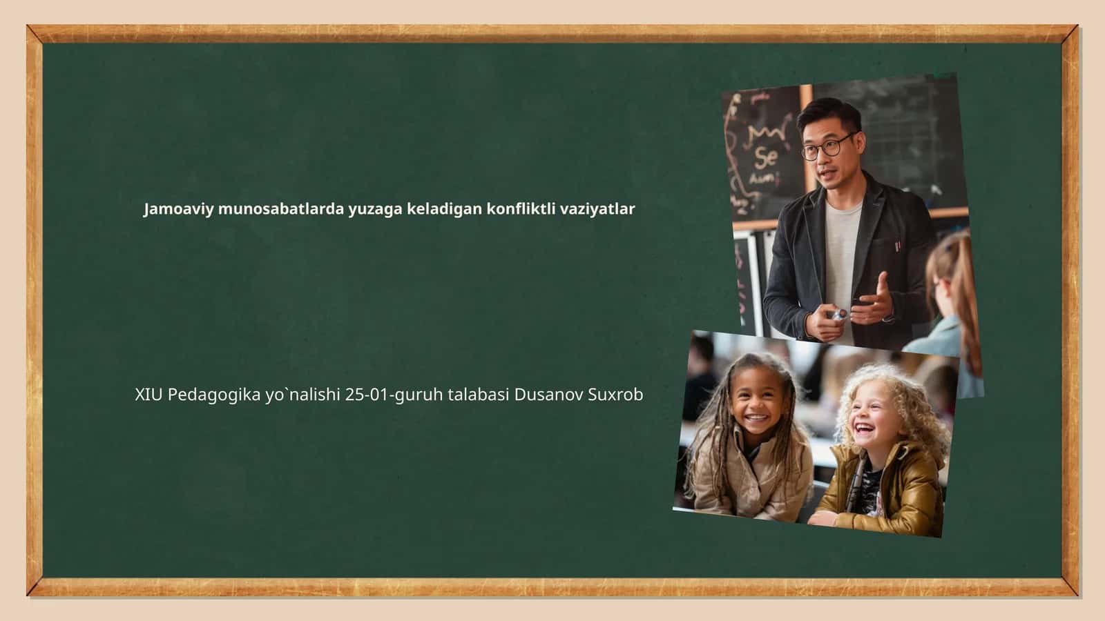 Jamoaviy munosabatlarda yuzaga keladigan konfliktli vaziyatlar 1