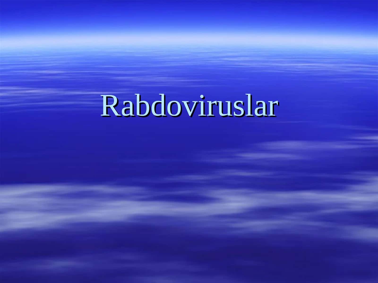 Rabdoviruslar 1