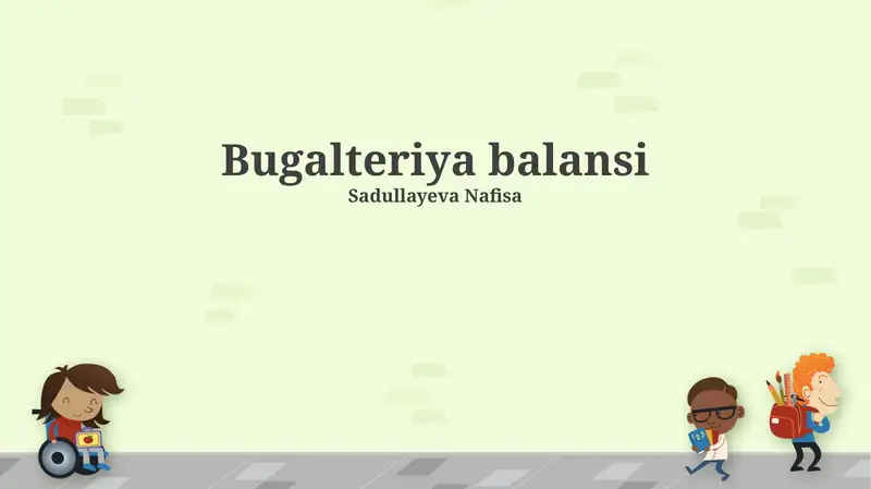 Bugalteriya balansi 1