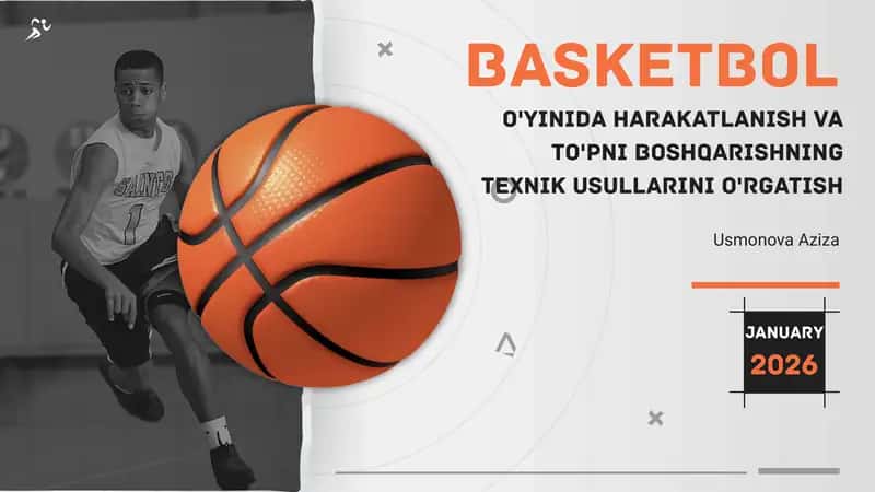 Basketbol o'yinida harakatlanish texnikasi 1