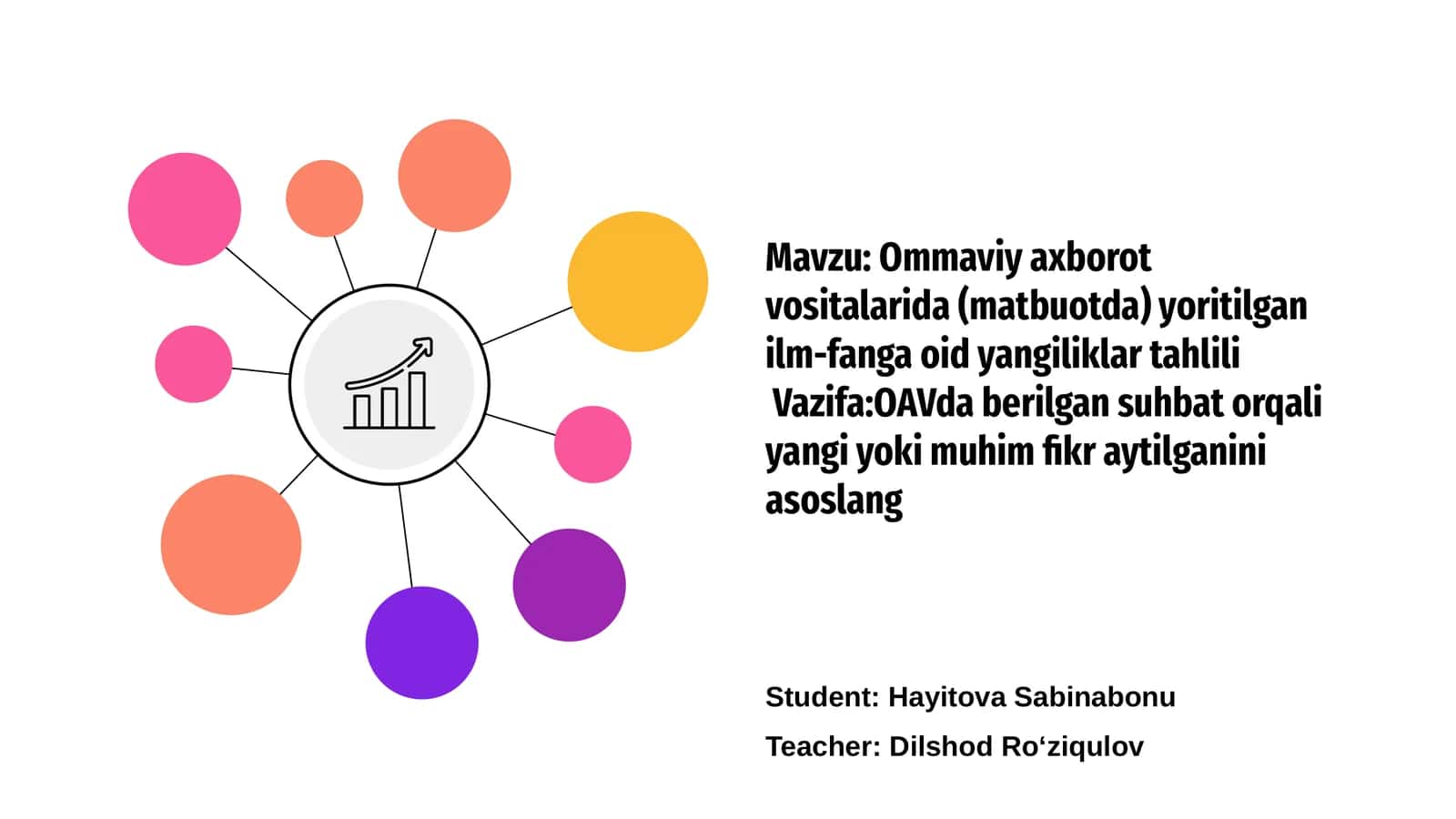 Ommaviy axborot vositalarida (matbuotda) yoritilgan ilm-fanga oid yangiliklar tahlili 1