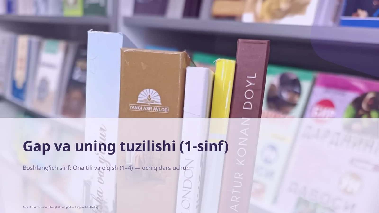 Gap va uning tuzilishi (1-sinf) 1