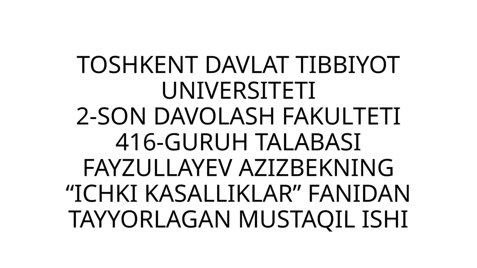 Yurak ritm va o‘tkazuvchanligi buzilishining murakkab turlari: Frederik sindrom, qorinchalarning vaqtidan oldin qisqarishi 1