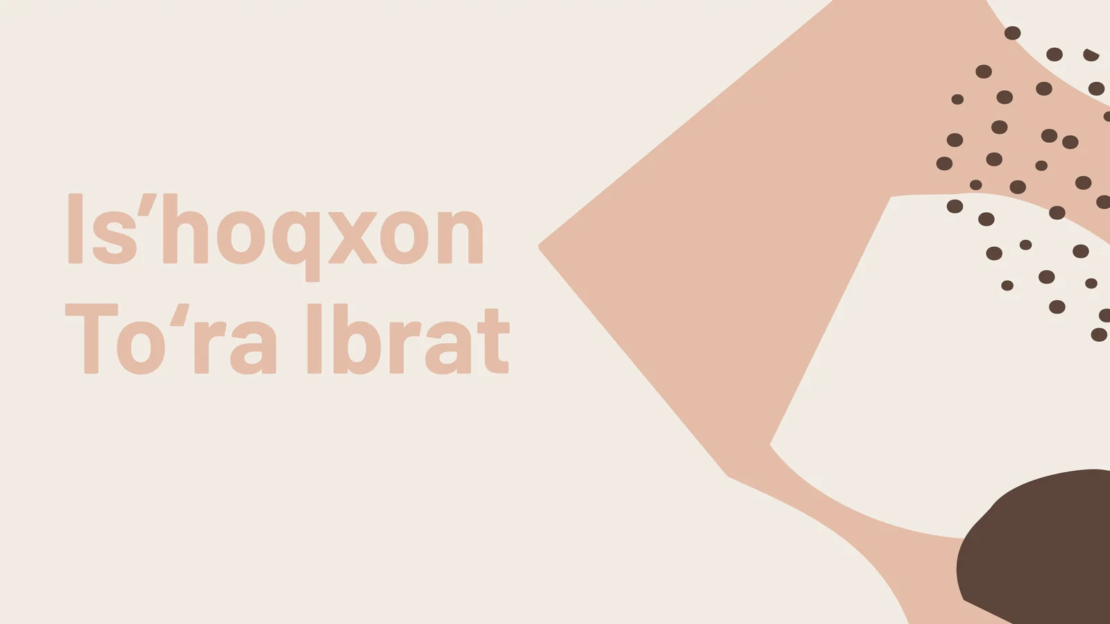 Is’hoqxon To‘ra Ibrat 1