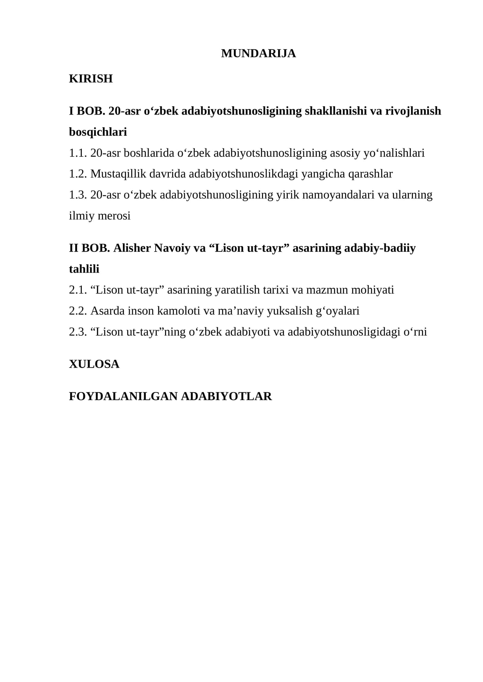 20-asr o‘zbek adabiyotshunosligining shakllanishi va rivojlanish bosqichlari 1