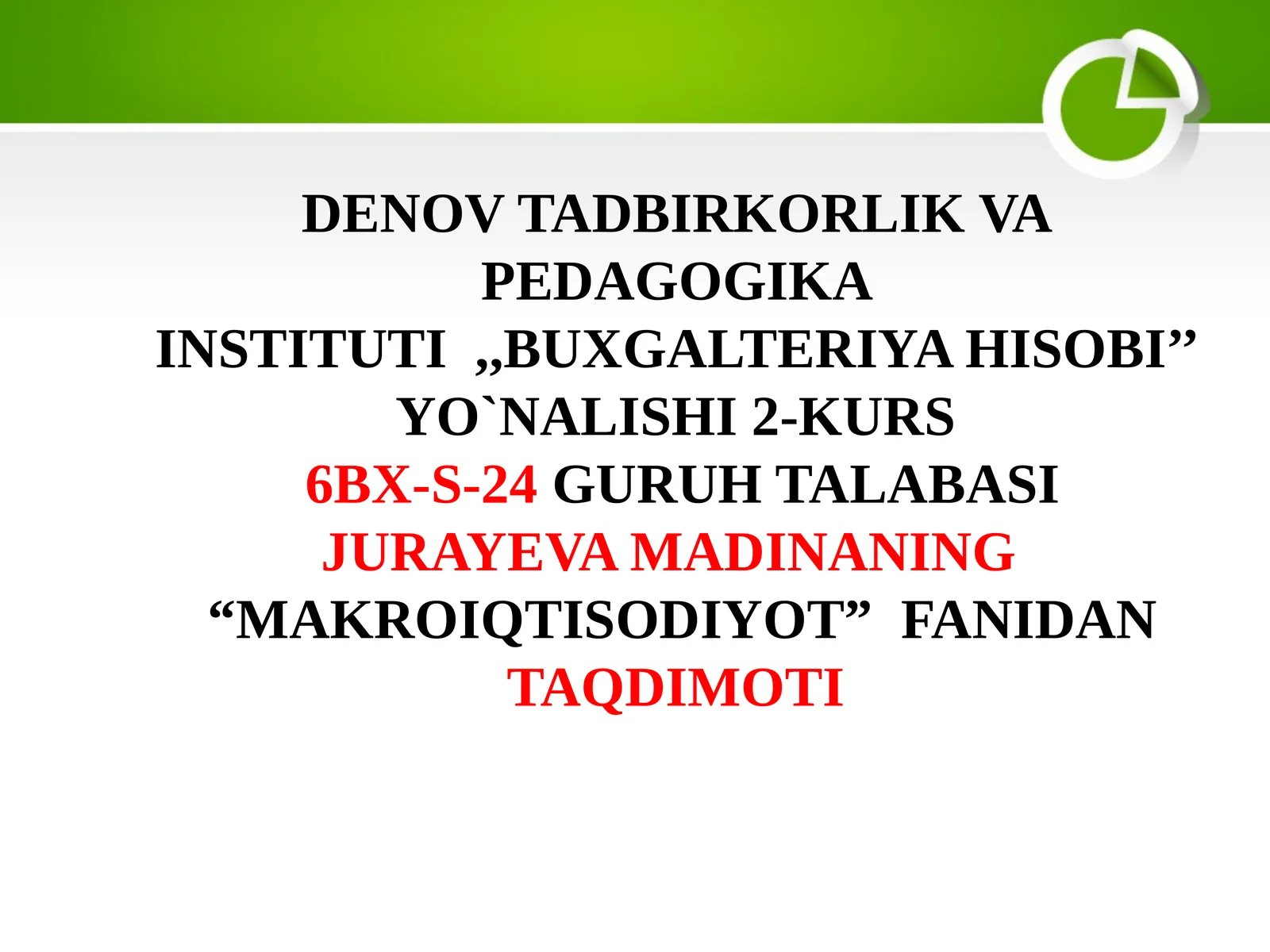 Iste’mol, jamg’arma va investitsiyalar 1