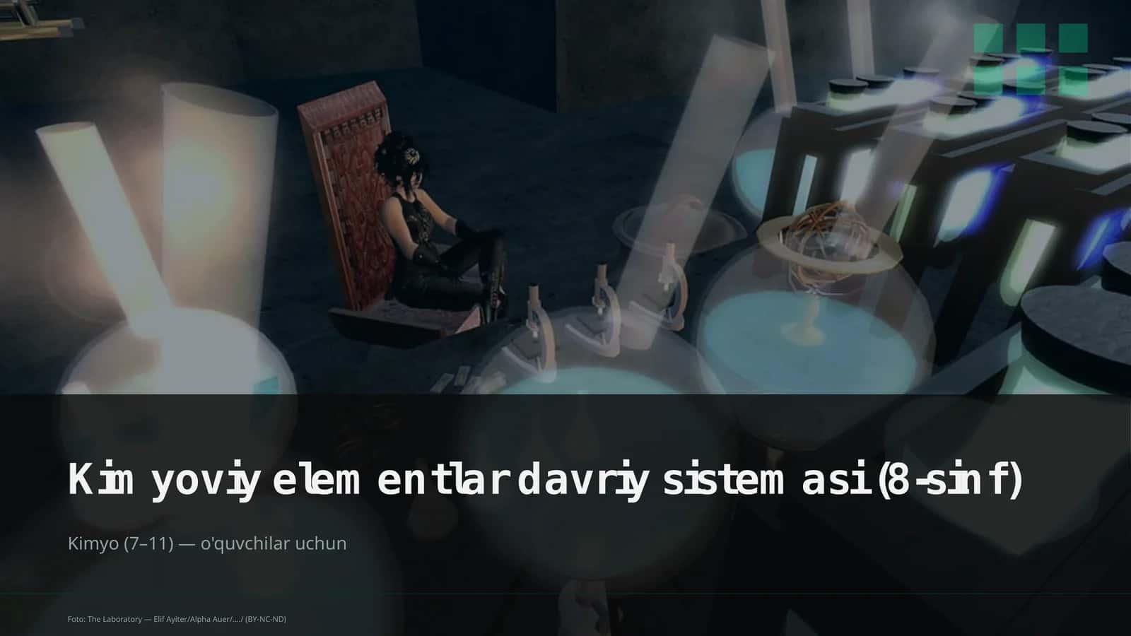 Kimyoviy elementlar davriy sistemasi (8-sinf) 1