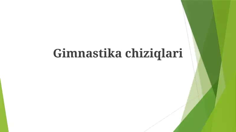 Gimnastikachiziqlari 1
