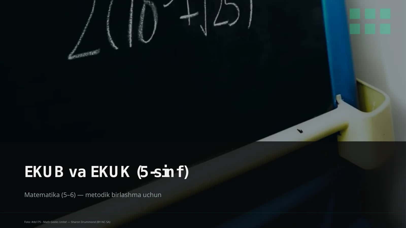 EKUB va EKUK (5-sinf) 1