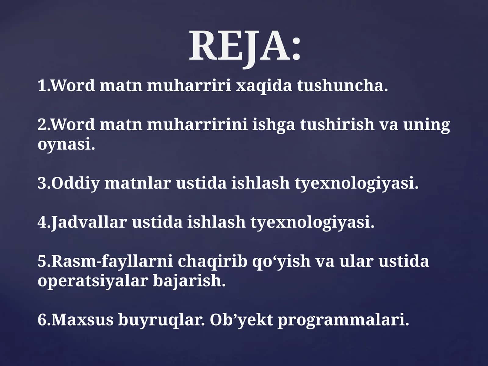 Word matn muharriri 1