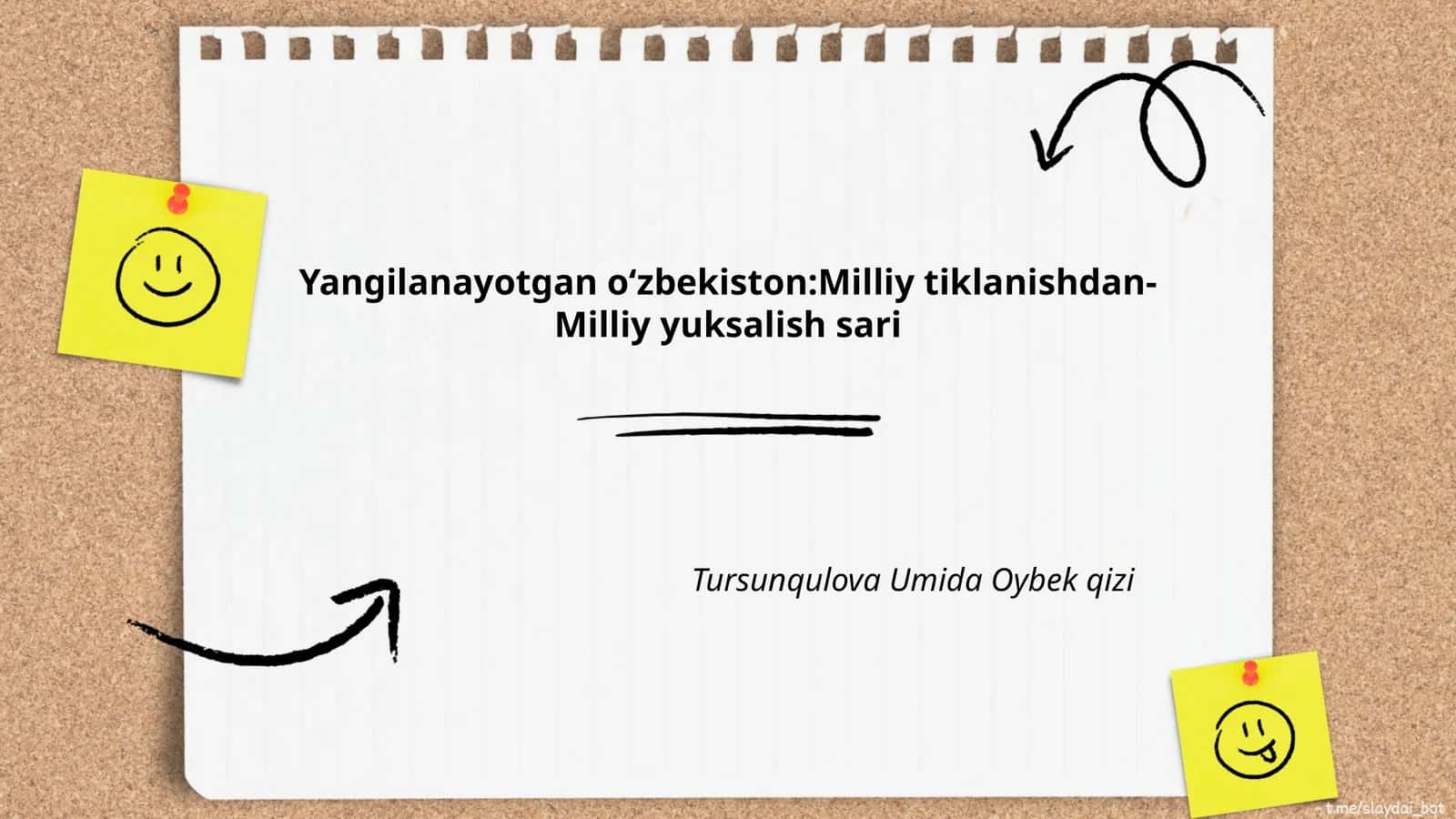 Yangilanayotgan oʻzbekiston:Milliy tiklanishdan-Milliy yuksalish sari 1