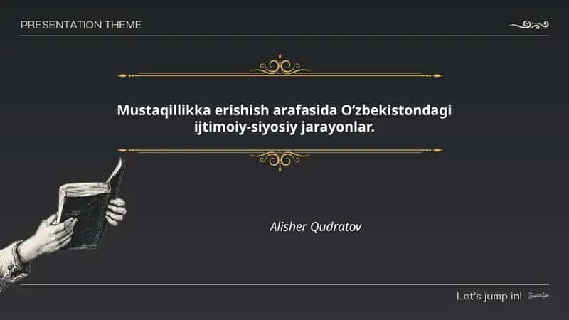 Mustaqillikka erishish arafasida O‘zbekistondagi ijtimoiy-siyosiy jarayonlar. 1