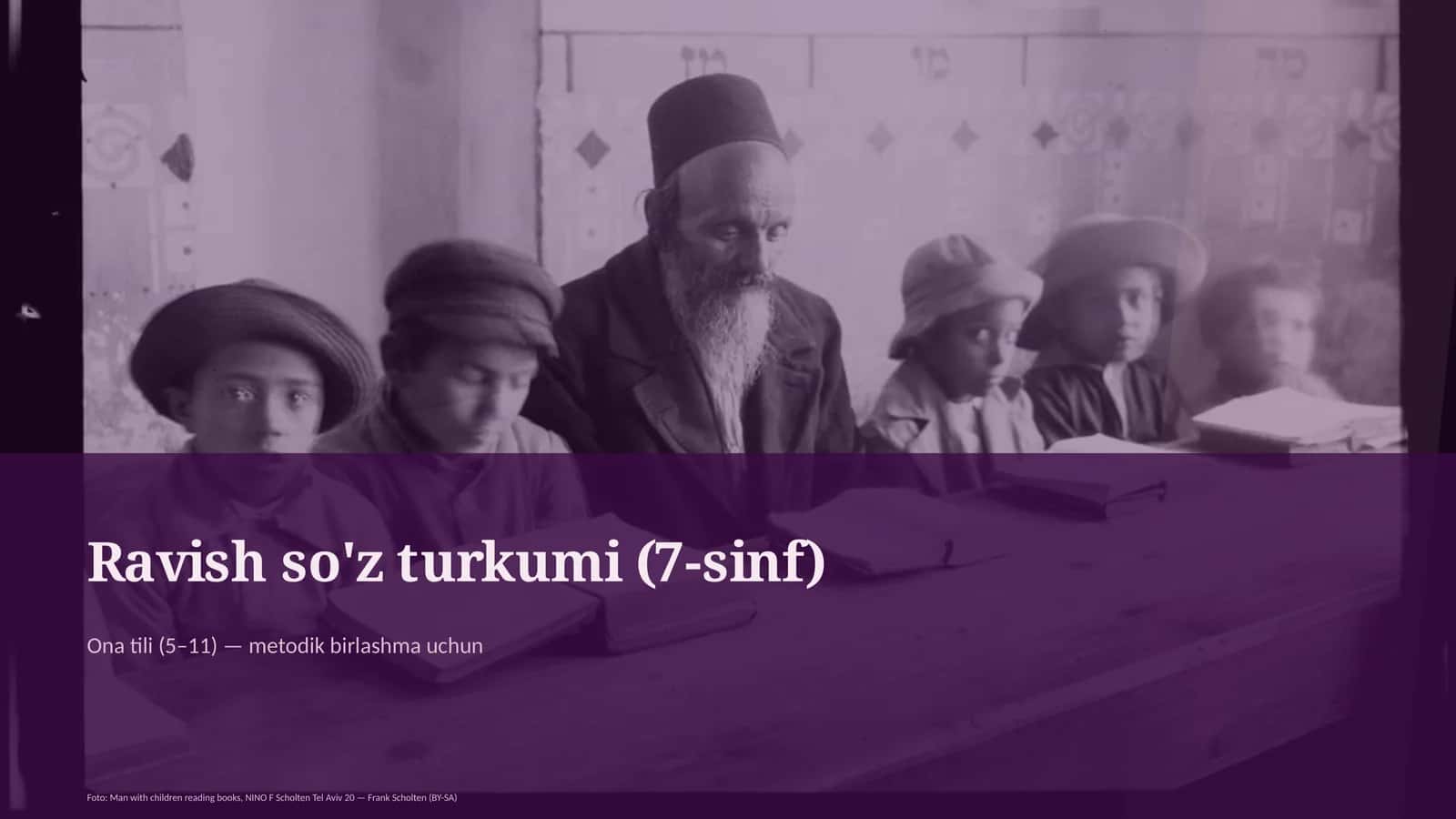 Ravish so'z turkumi (7-sinf) 1