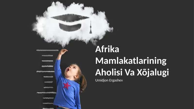 Afrika Mamlakatlarining Aholisi Va Xõjalugi 1