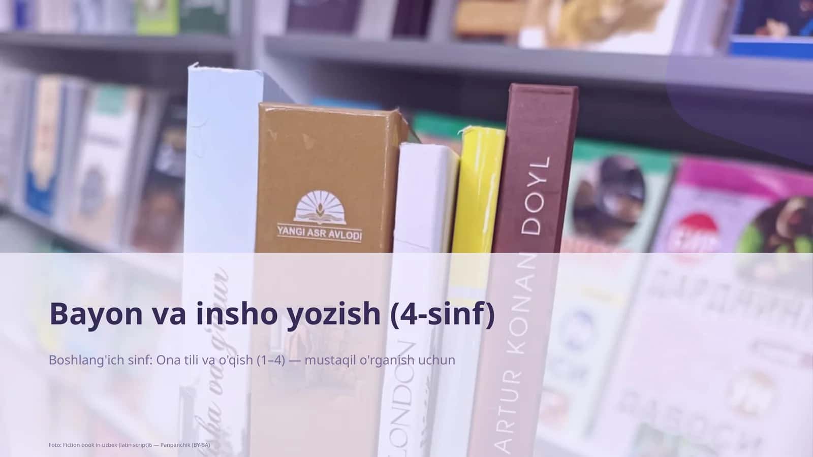 Bayon va insho yozish (4-sinf) 1