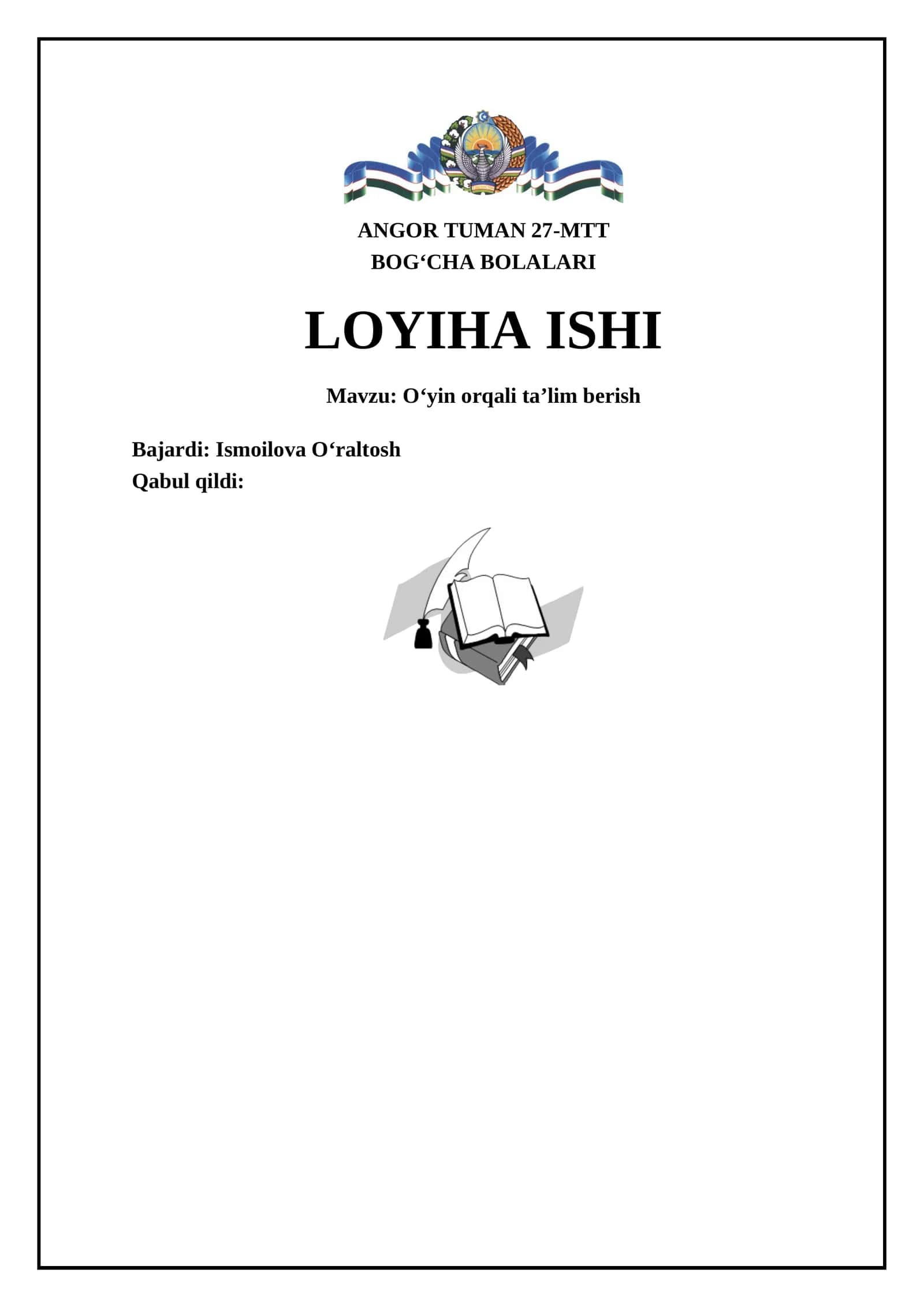 Oʻyin orqali taʼlim berish 1