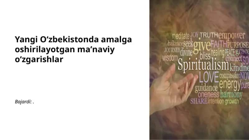 Maʼnaviy qadriyatlar 1