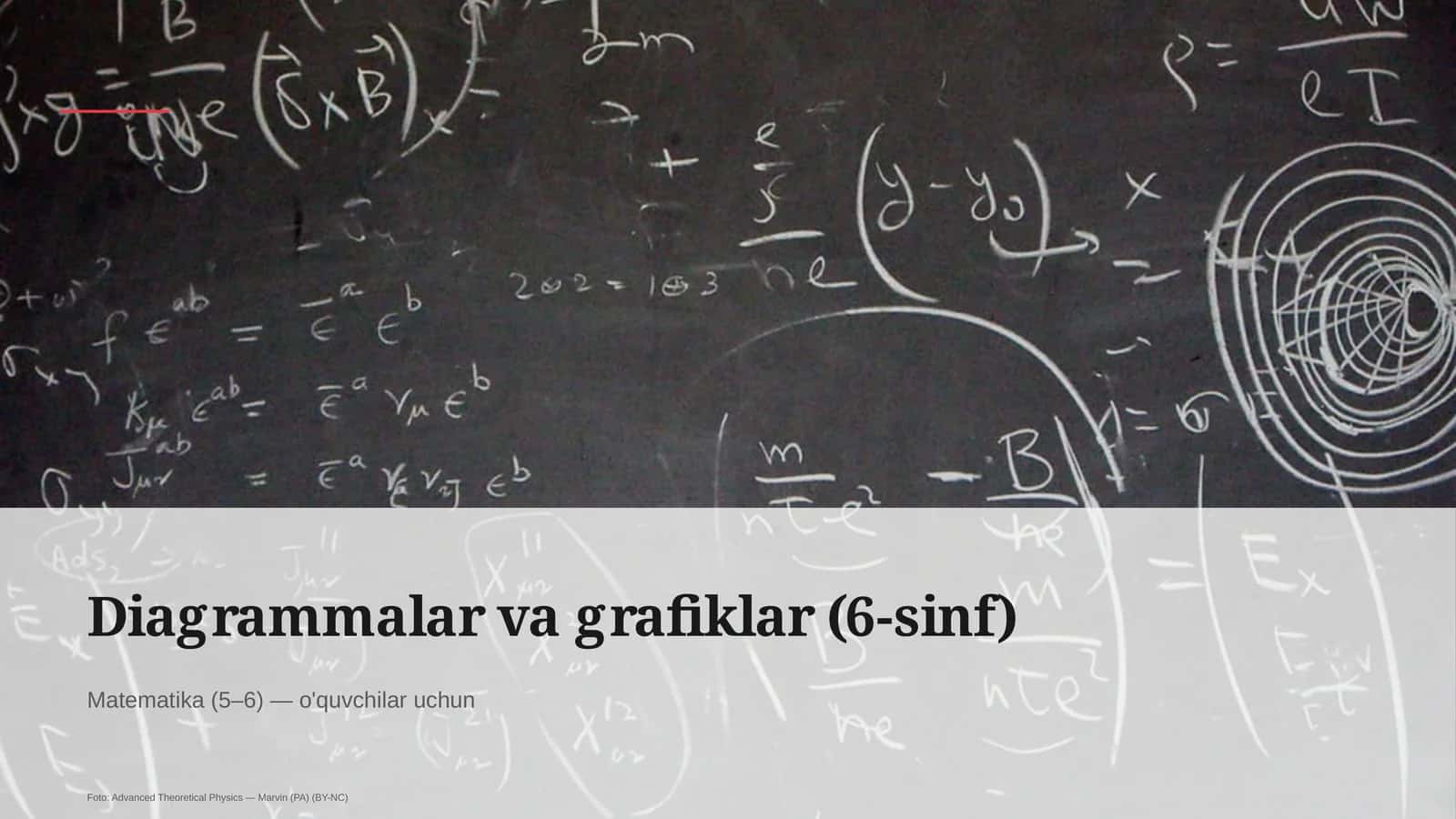 Diagrammalar va grafiklar (6-sinf) 1