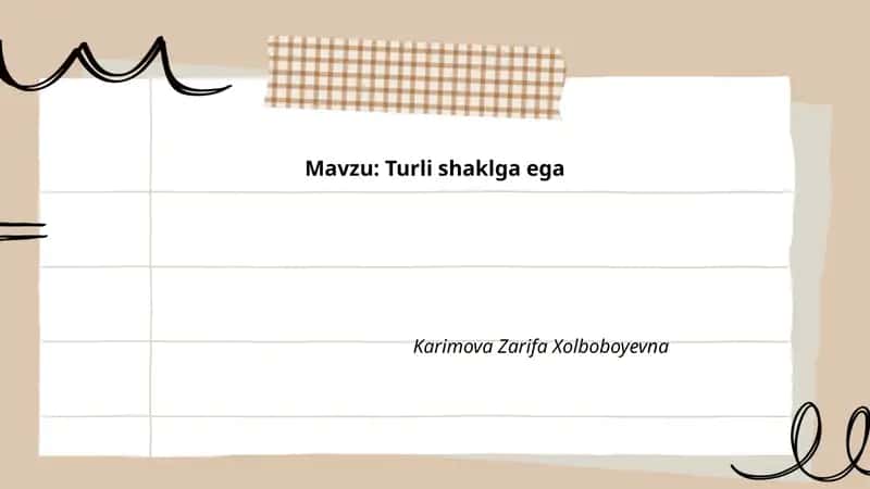 Turli shaklga ega 1