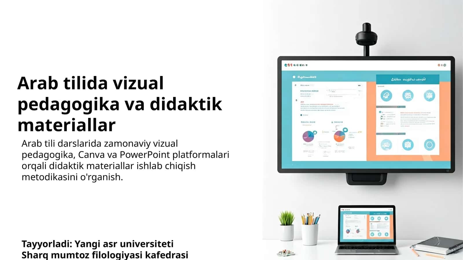 Arab tilida vizual pedagogika va didaktik materiallar 1