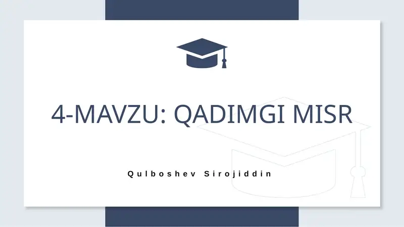 Qadimgi Misr 1