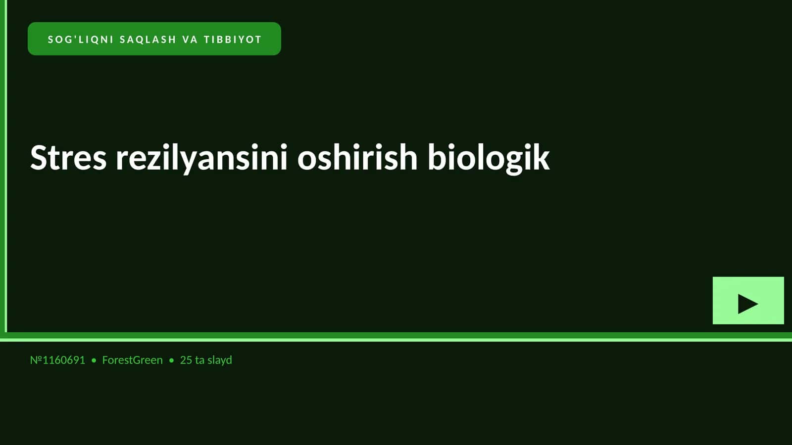 Stres rezilyansini oshirish biologik 1
