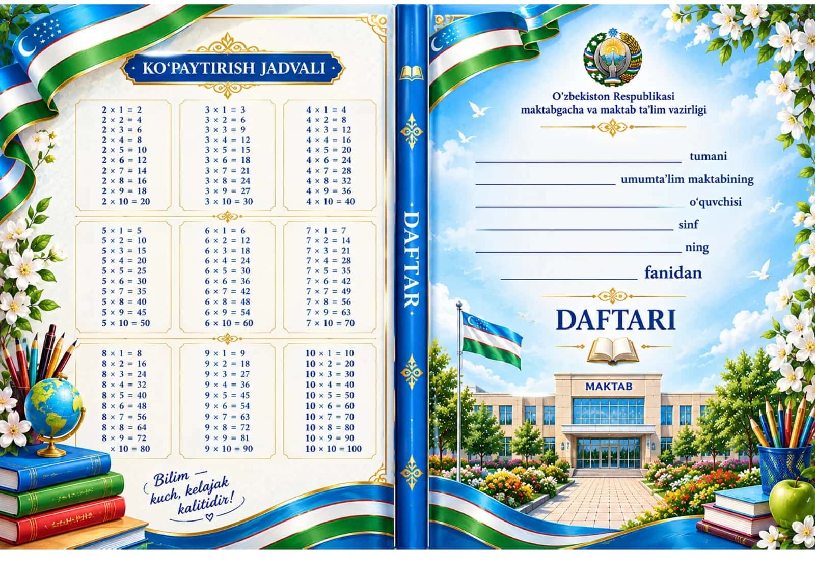 DAFTAR MUQOVASI MAKTAB UCHUN YANGI 1