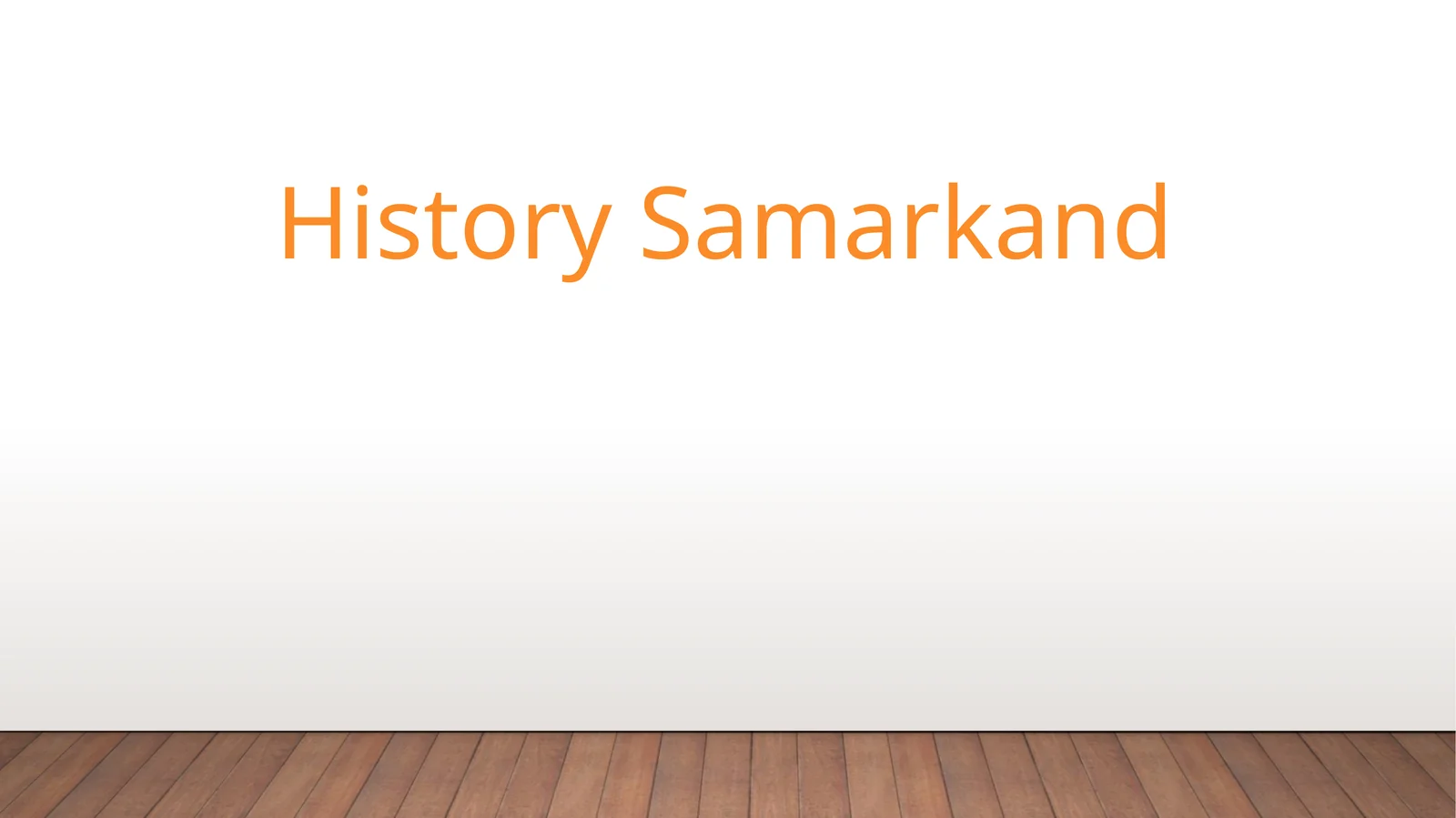 hitory of samarkand 1