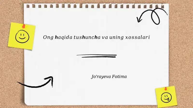 Ong tushunchasi va uning nazariy ta'riflari 1