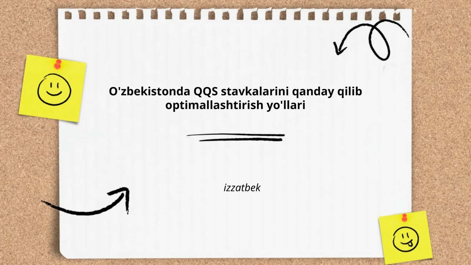 QQS stavkalarini qanday qilib optimallashtirish yo'llari 1