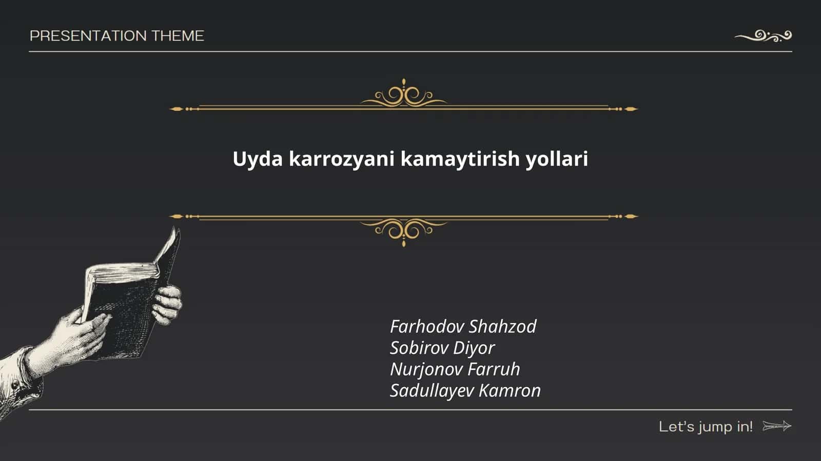 Uyda karrozyani kamaytirish yollari 1