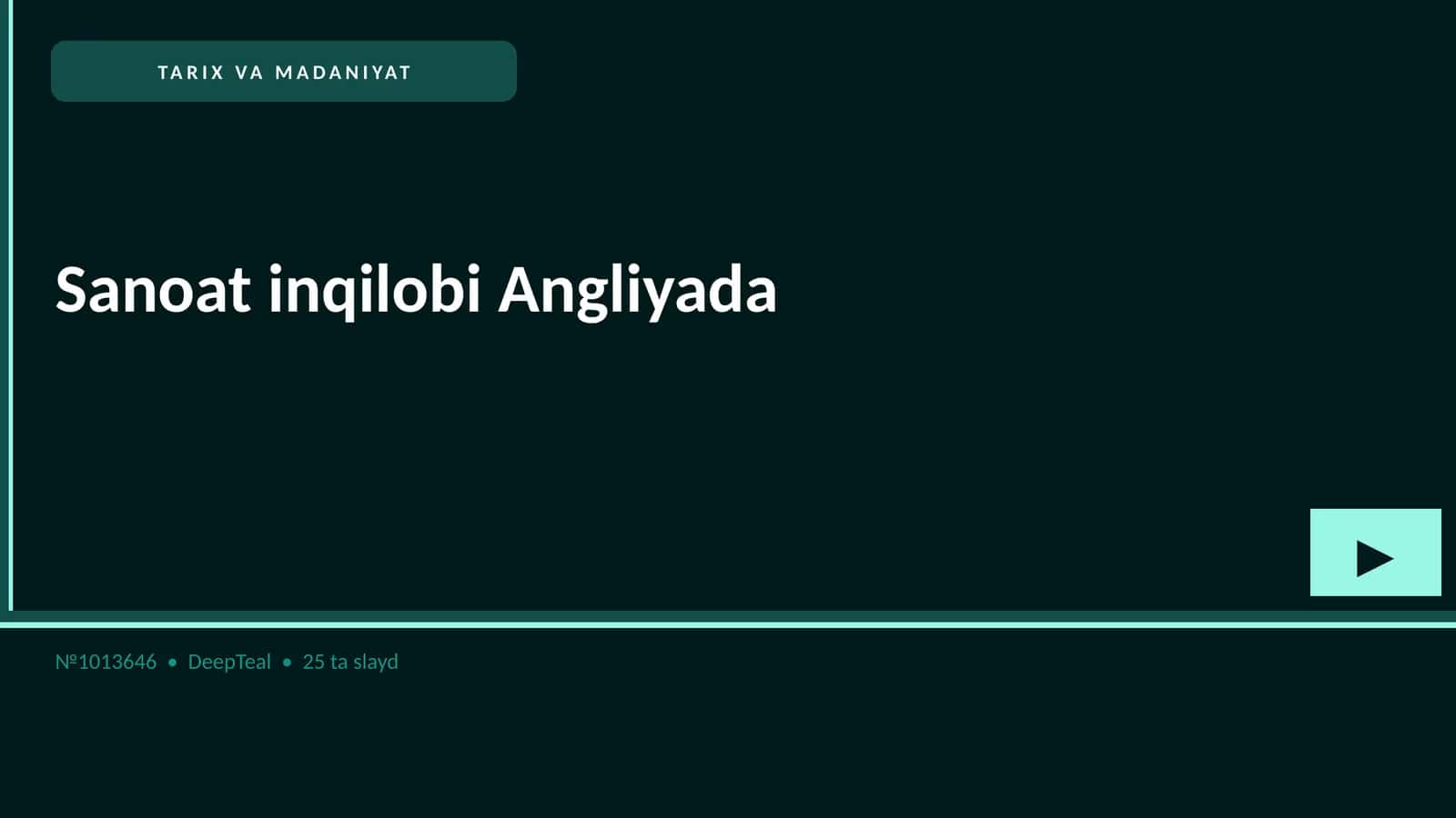 Sanoat inqilobi Angliyada 1