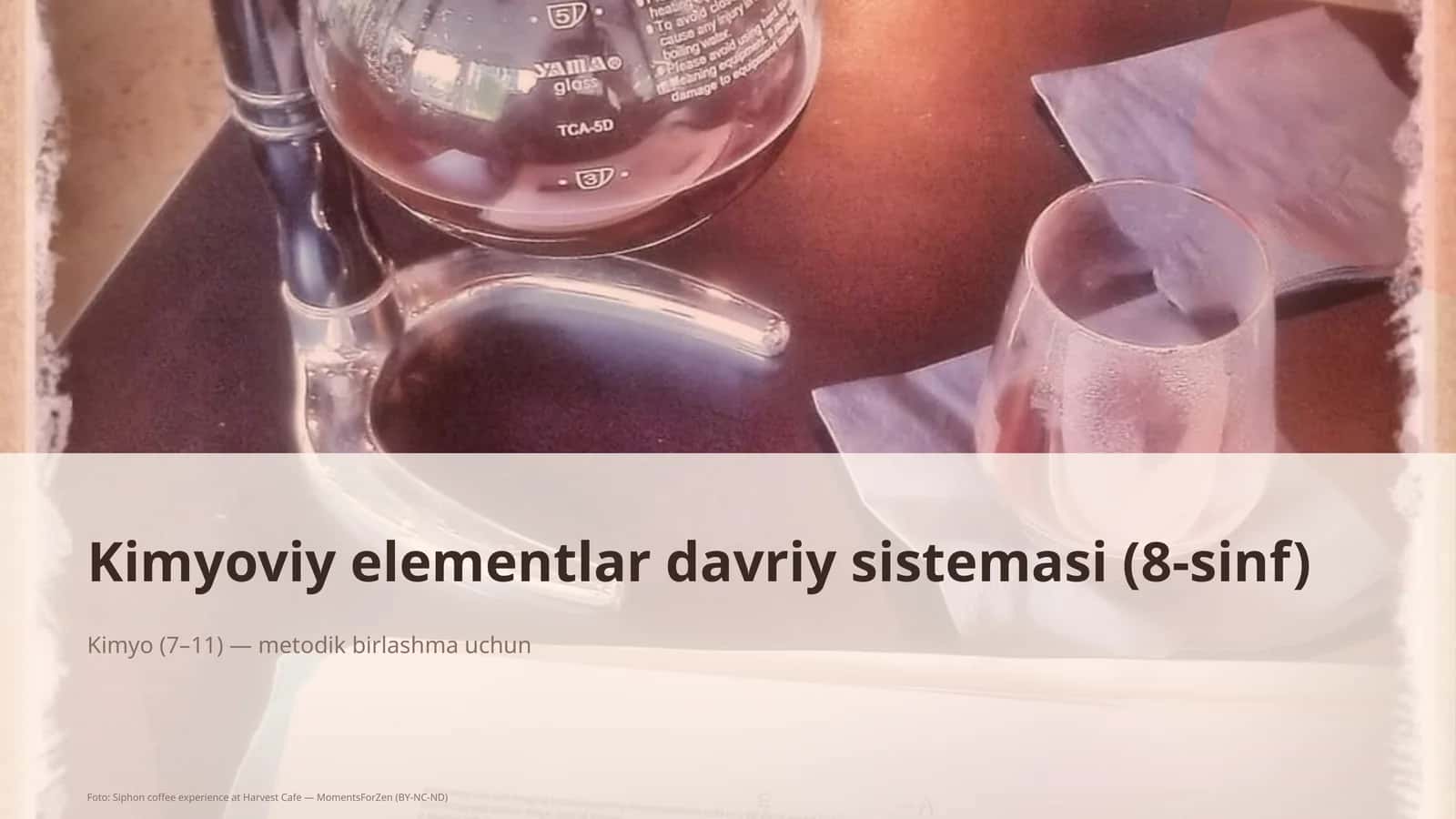 Kimyoviy elementlar davriy sistemasi (8-sinf) 1
