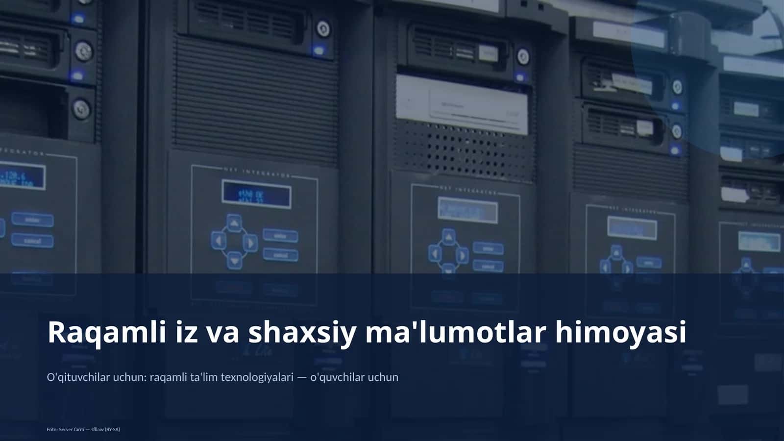 Raqamli iz va shaxsiy ma'lumotlar himoyasi 1