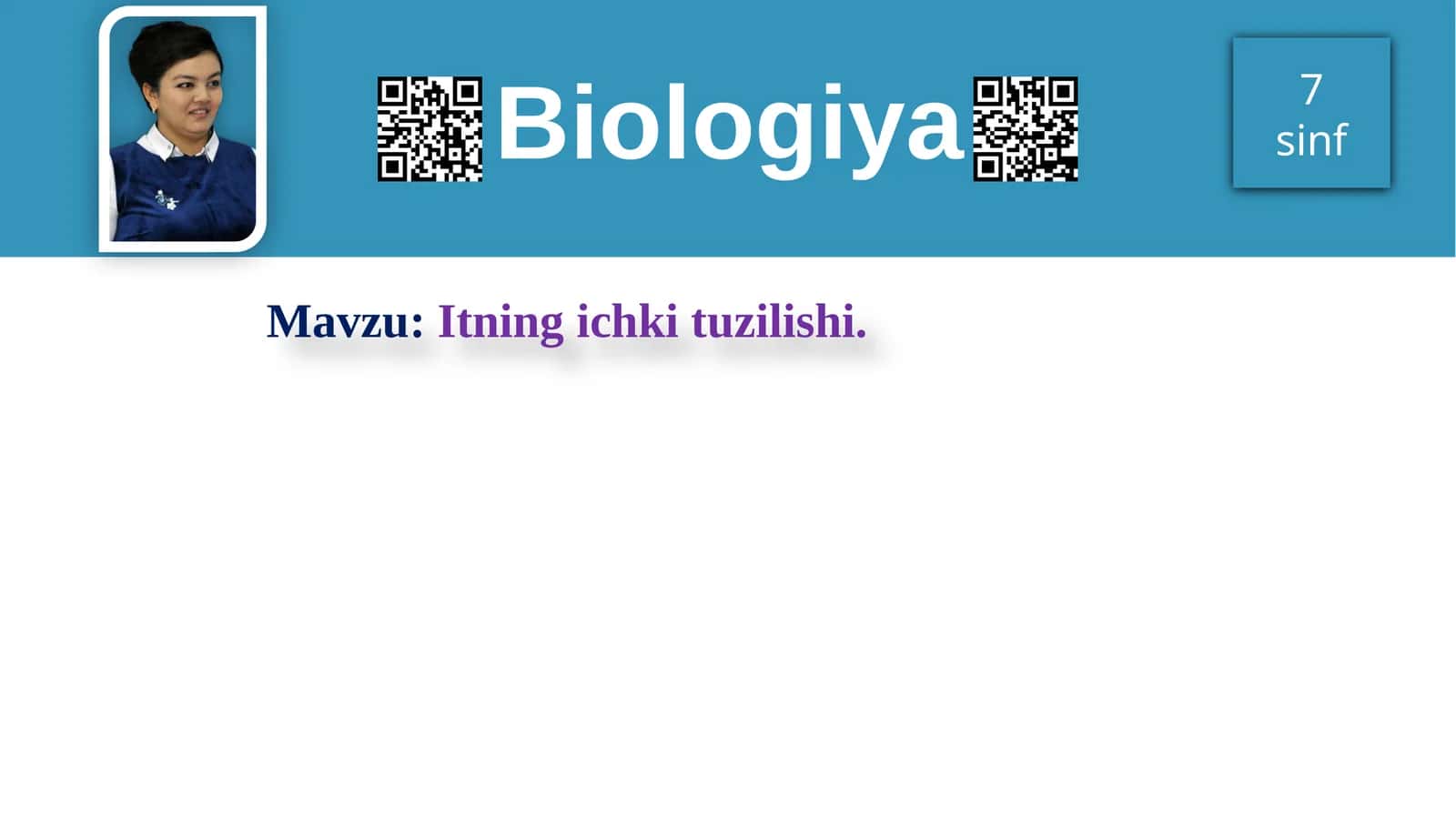 Itning ichki tuzilishi 1