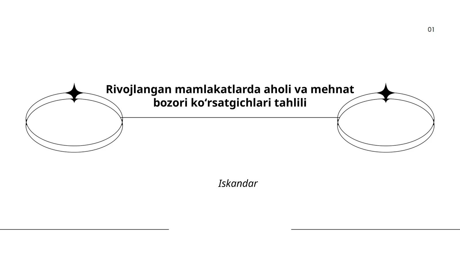 Rivojlangan mamlakatlarda aholi va mehnat bozori koʻrsatgichlari tahlili 1