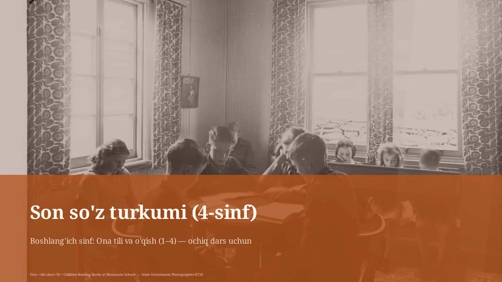 Son so'z turkumi (4-sinf) 1