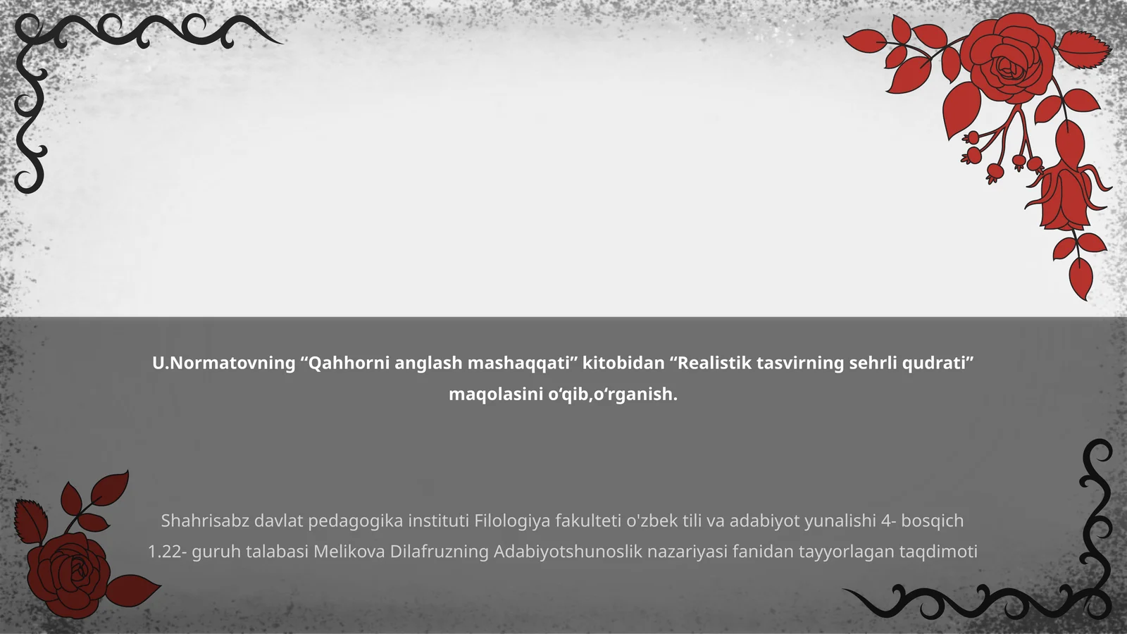Realistik tasvirning sehrli qudrati 1