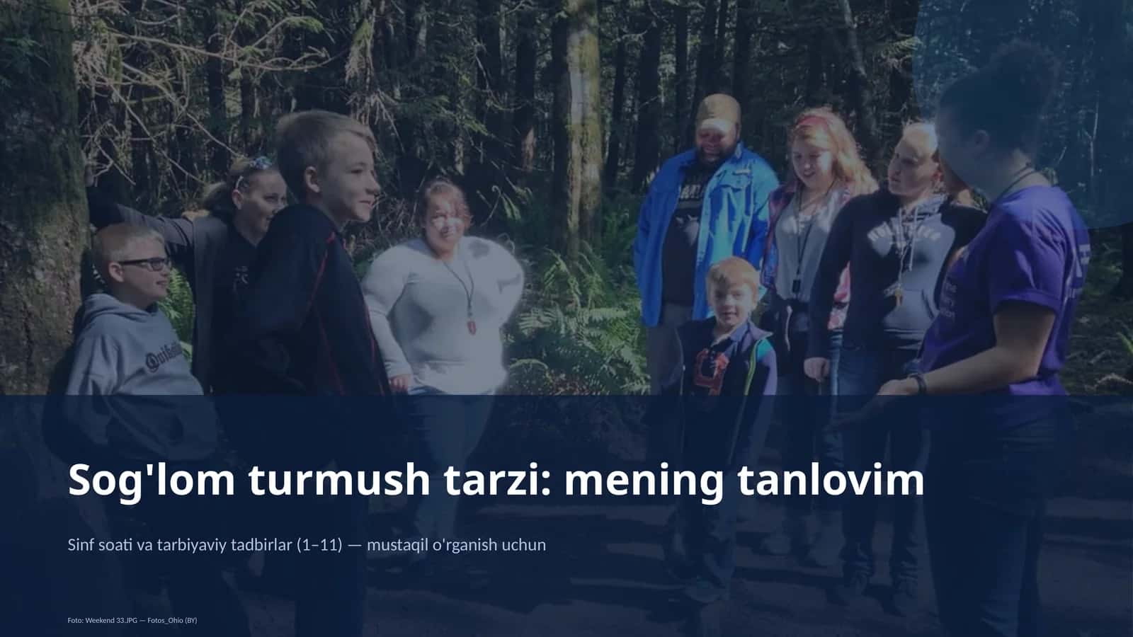 Sog'lom turmush tarzi: mening tanlovim 1