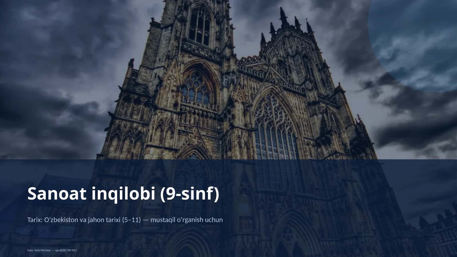 Sanoat inqilobi (9-sinf) 1