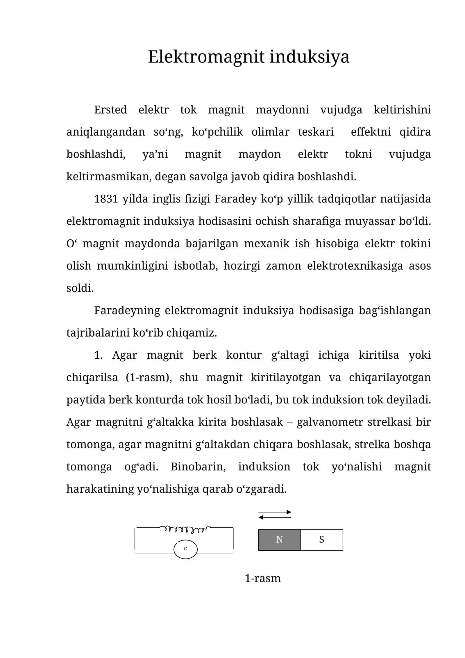 Elektromagnit induksiya 1