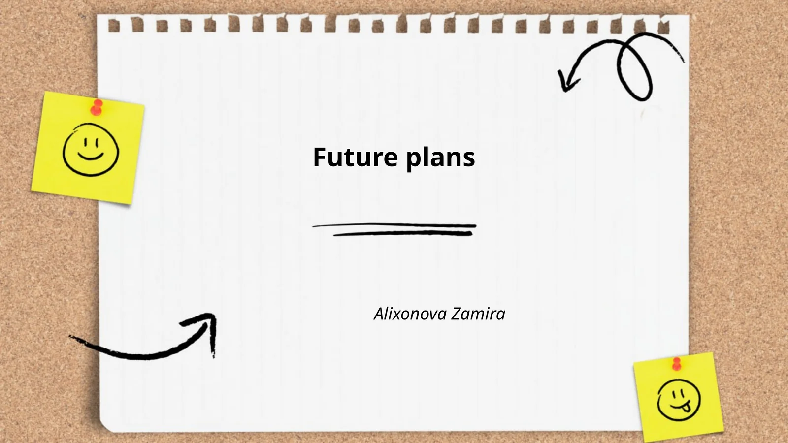 Future plans 1