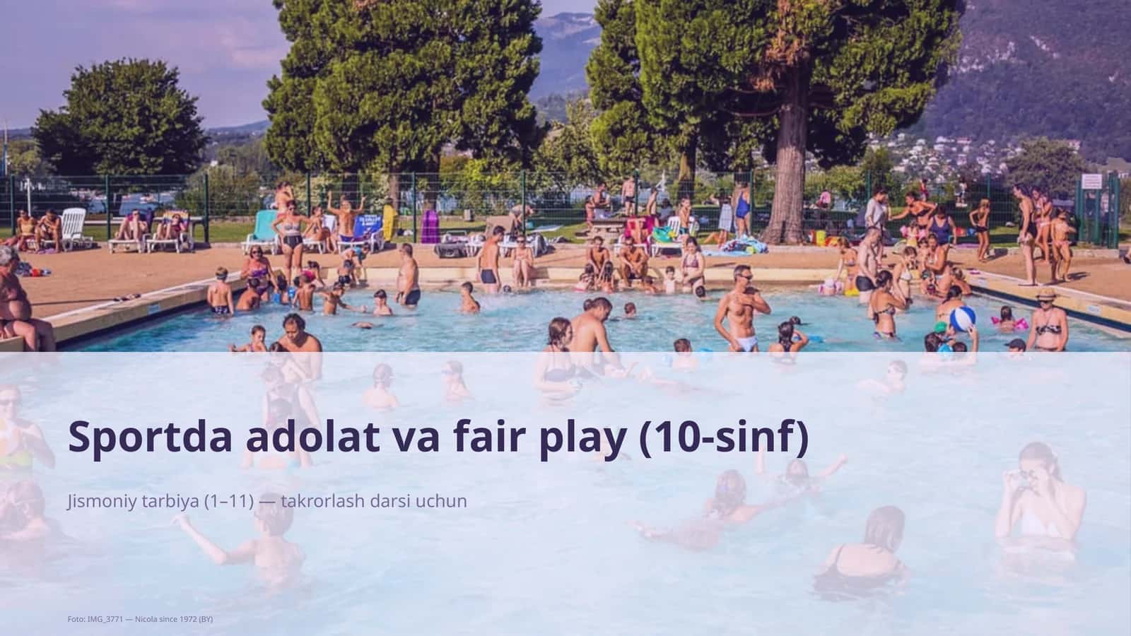 Sportda adolat va fair play (10-sinf) 1
