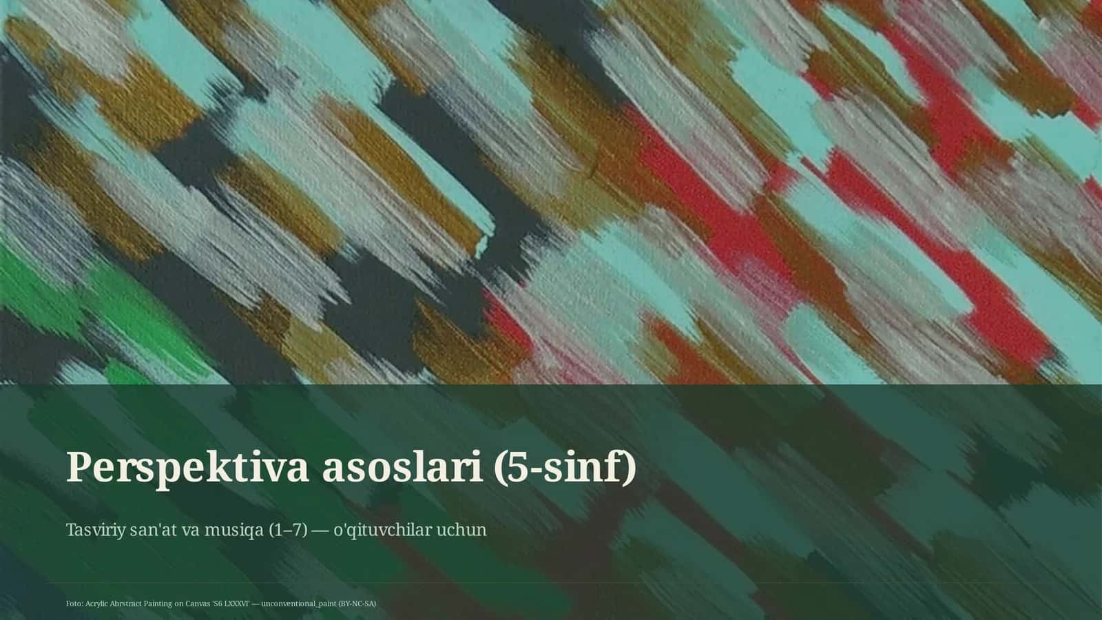 Tasviriy san'at va musiqa (1–7) 1
