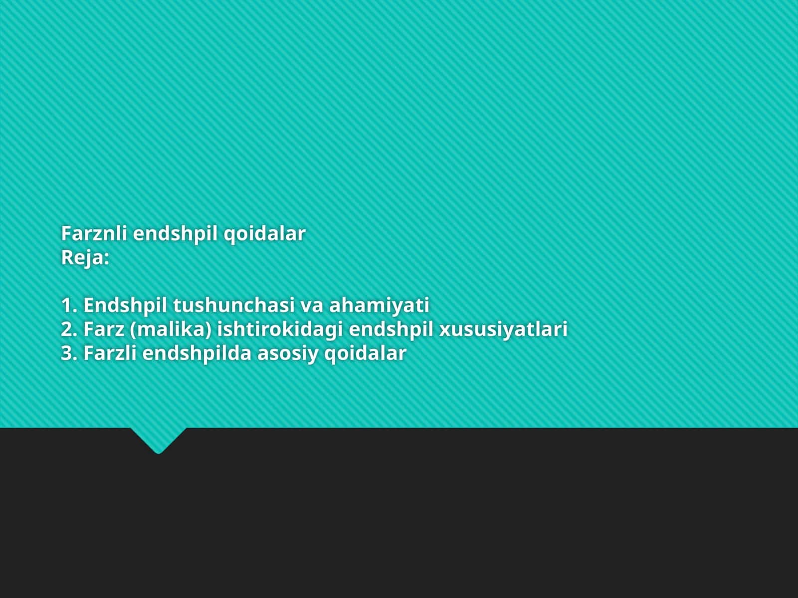 Farzli endshpil 1