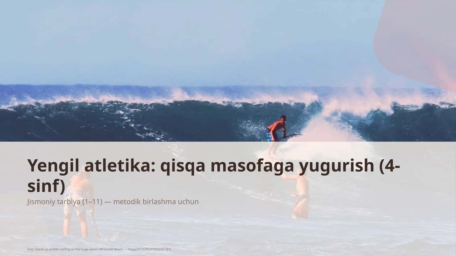 Yengil atletika: qisqa masofaga yugurish (4-sinf) 1