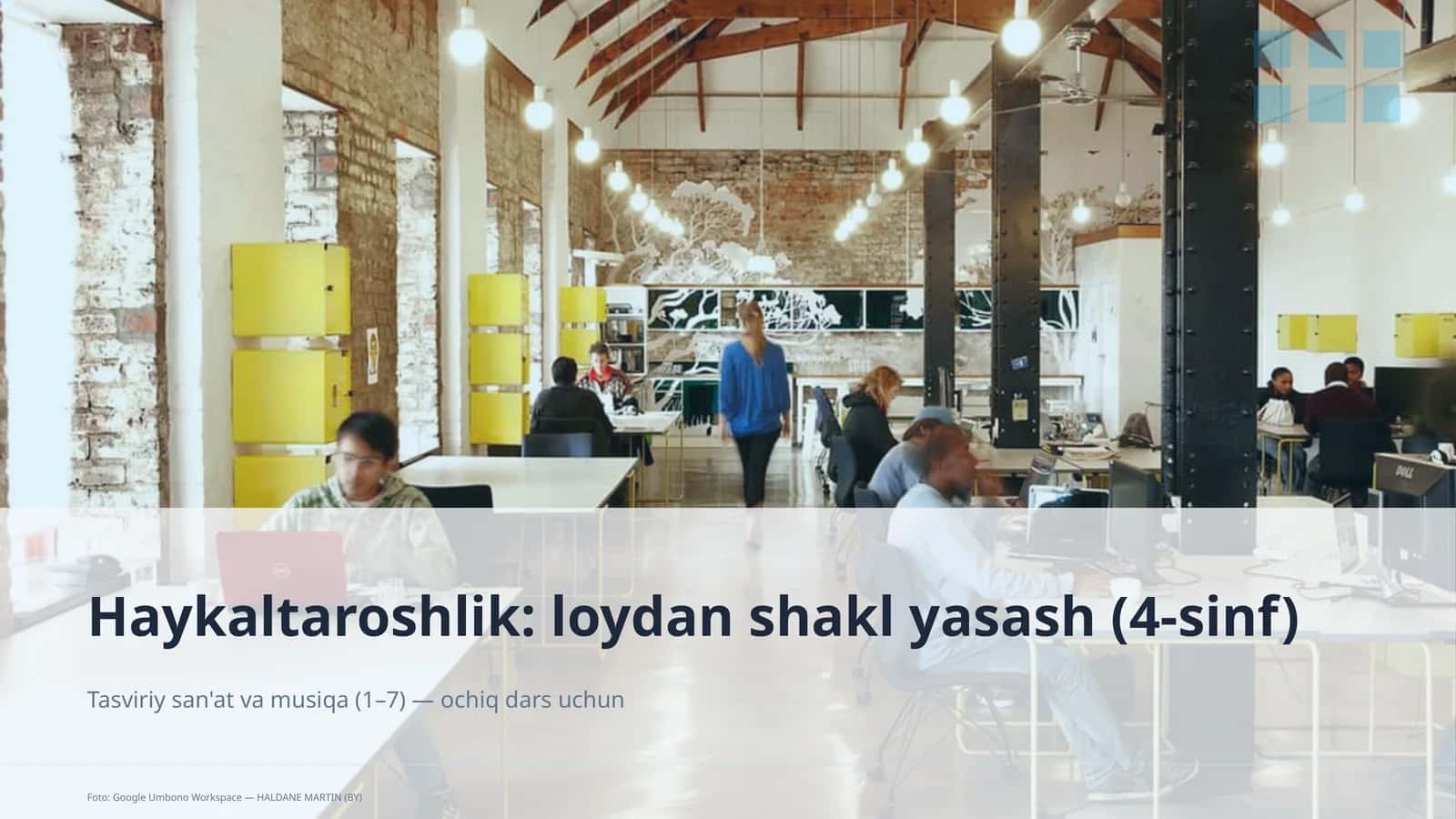 Haykaltaroshlik: loydan shakl yasash (4-sinf) 1