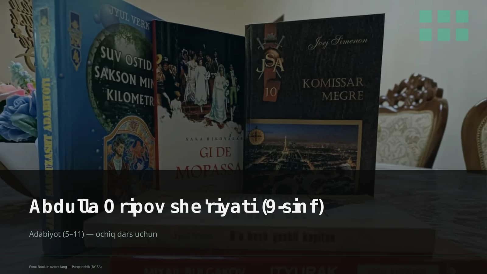 Abdulla Oripov she'riyati (9-sinf) 1