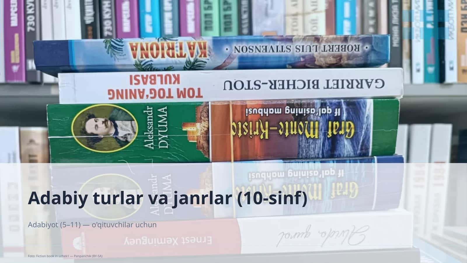 Adabiy turlar va janrlar (10-sinf) 1